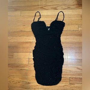 Mini black dress